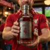1 (2) Liverpool FC whiskykarafa – luxus kristály italos palack, kézzel készített karafa Liverpool FC logóval, ideális whiskyhez, bourbonhoz, konyakhoz vagy skót whiskyhez