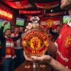 2 Manchester United ihletésű whiskykarafa – luxus kristály italos palack, kézzel készített, ideális whiskyhez, bourbonhöz, konyakhoz vagy skót whiskyhez