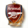 2 Arsenal FC ihletésű whiskykarafa – luxus kristály italos palack, kézzel készített, ideális whiskyhez, bourbonhöz, konyakhoz vagy skót whiskyhez